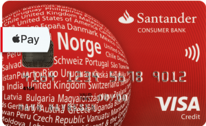 apple pay norge med kredittkort santander