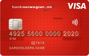Bank Norwegian kredittkort Visa