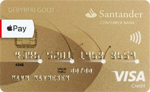 Gebyrfri Visa Gold